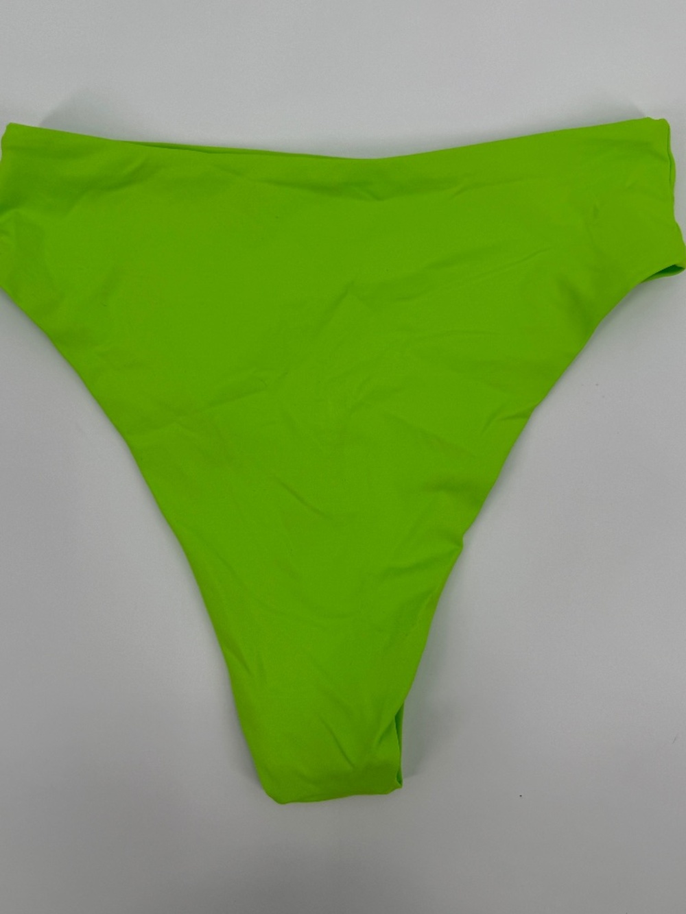 SKIMS Swim Mid Waist Bottom Bikini Neon Green Beach Resortwear Festival Small - Picture 4 of 5